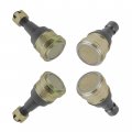 Caltric 4 Front Lower And Upper Ball Joint Compatible With Polaris Ranger 1000 2018 Except Crew Diesel
