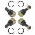 Caltric 4 Front Lower And Upper Ball Joint Compatible With Polaris Ranger 1000 2018 Except Crew Diesel