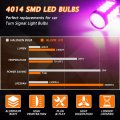 High Power 92smd Led Bulbs 14000k Pink Purple 1157 2057 2357 7528 Bay15d Brake Center Stop Drl Tail Daytime Running Light Bulb