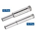 8mm 10mm Diamond Coated Hole Saw Drill Bits For Glass Ceramic Tile Marble Rock Porcelain 20pcs