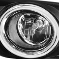 Fog Lights Assembly For 2014 2015 2016 Nissan Rogue Chrome Housing With Clear Lens H11 Halogen Bulbs Wiring Harness And Switch