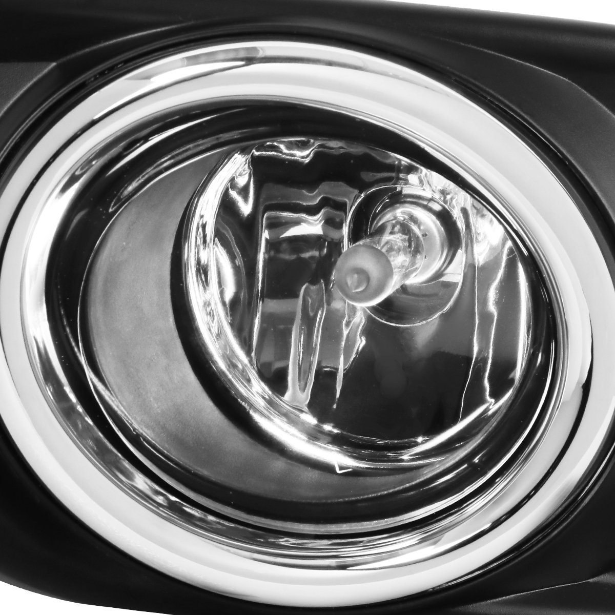 Fog Lights Assembly For 2014 2015 2016 Nissan Rogue Chrome Housing With Clear Lens H11 Halogen Bulbs Wiring Harness And Switch