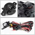 Fog Lights Assembly For 2014 2015 2016 Nissan Rogue Chrome Housing With Clear Lens H11 Halogen Bulbs Wiring Harness And Switch