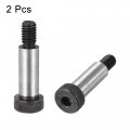Uxcell Alloy Steel Hexagon Socket Head Shoulder Screws Bolts 1-1 4 Length 1 2 Dia 3 8-16 Thread 2pcs