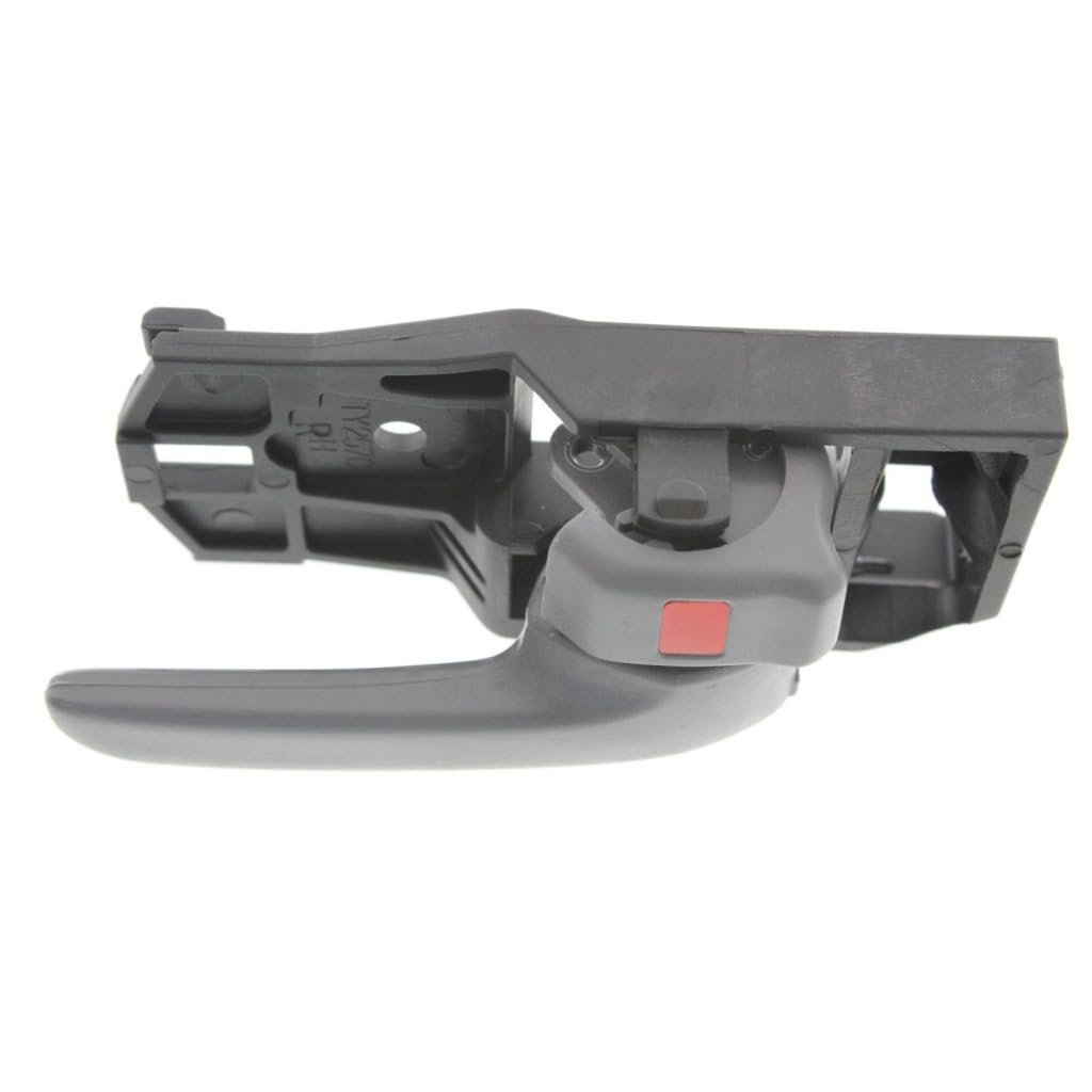 Interior Door Handle Pair For Lexus Rx300 1999 To 2003 Front Driver And Passenger Side Gray With Lock Button Replacement