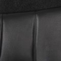 Ecotric Seat Cover Compatible With 1999 2000 2001 2002 Silverado Sierra Black New Synthetic Leather Driver Bottom Replacement