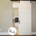 Uxcell Barn Door Floor Guide 2pcs Stainless Steel Sliding Bottom Hardware Flexible Adjustable Flush Design Flat Swing Stopper
