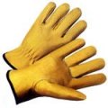 Deerskin Leather Work Gloves With Keystone Thumb Dozen Size Small