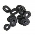 Cg125 Motorcycle Car Accessories Side Cover Rubber Sleeve Black 12-pack