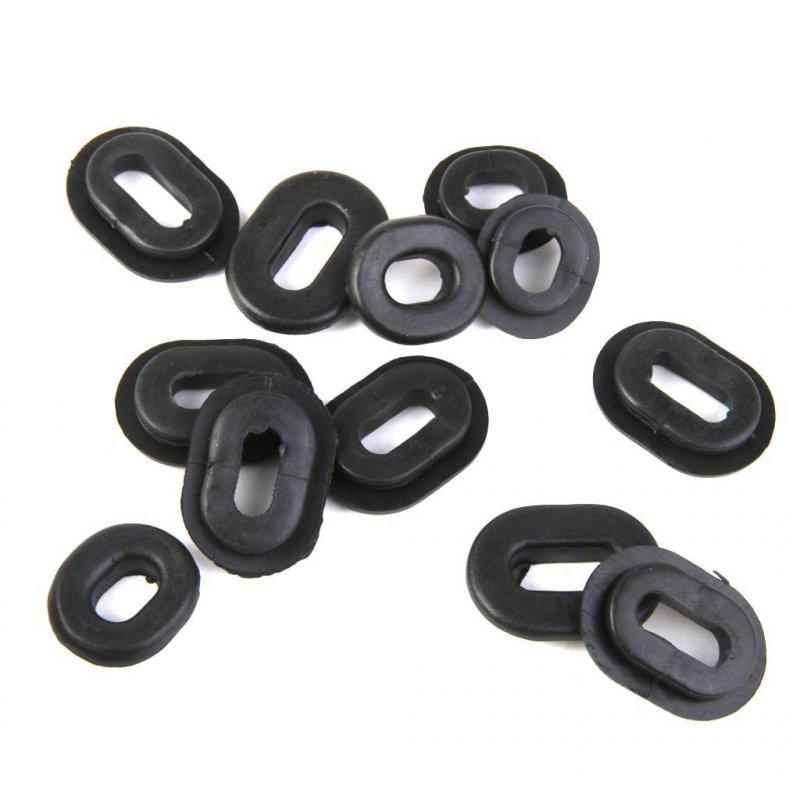Cg125 Motorcycle Car Accessories Side Cover Rubber Sleeve Black 12-pack