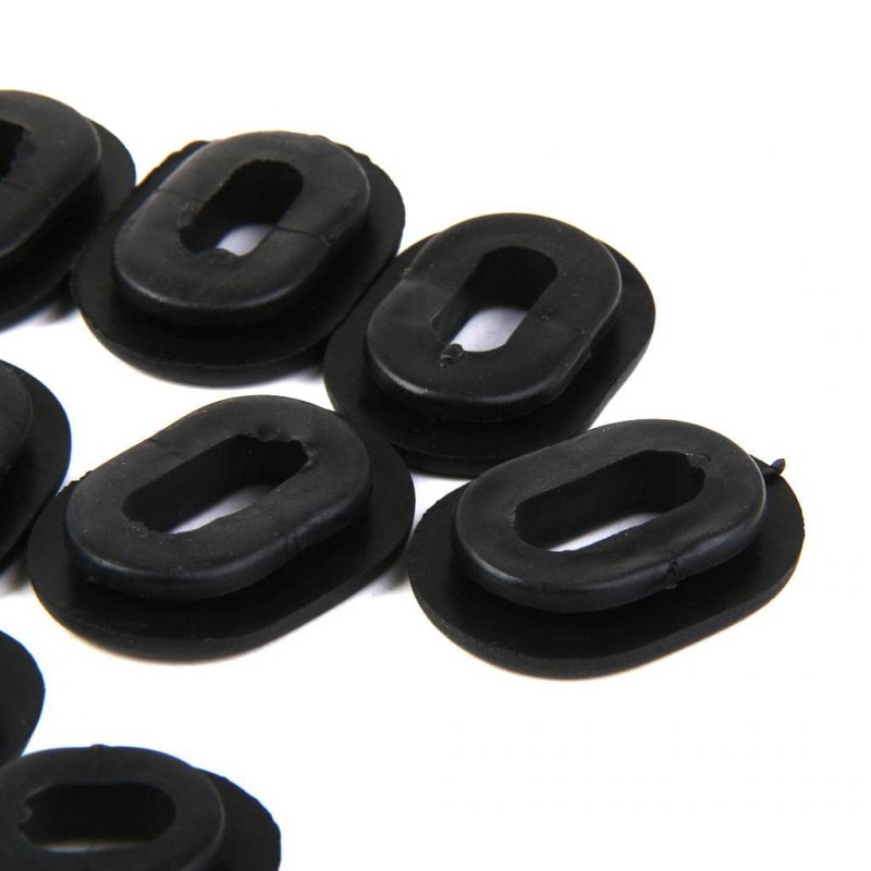 Cg125 Motorcycle Car Accessories Side Cover Rubber Sleeve Black 12-pack