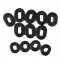 Cg125 Motorcycle Car Accessories Side Cover Rubber Sleeve Black 12-pack