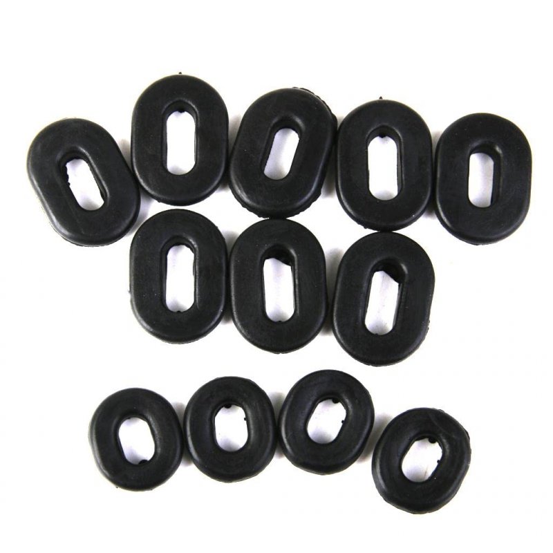Cg125 Motorcycle Car Accessories Side Cover Rubber Sleeve Black 12-pack
