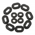 Cg125 Motorcycle Car Accessories Side Cover Rubber Sleeve Black 12-pack
