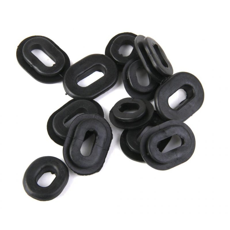 Cg125 Motorcycle Car Accessories Side Cover Rubber Sleeve Black 12-pack