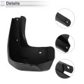 Front And Rear Mud Flaps Splash Guards For Acura Mdx 2014 2016 Black Tpo Pp With Mount Accessories 11 81 In X 8 26