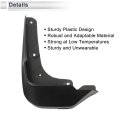 Front And Rear Mud Flaps Splash Guards For Acura Mdx 2014 2016 Black Tpo Pp With Mount Accessories 11 81 In X 8 26