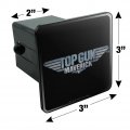Top Gun Maverick Logo Tow Trailer Hitch Cover Plug Insert