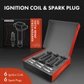 A-premium Set Of 6 Ignition Coil Pack And Iridium Spark Plugs Compatible With Mitsubishi Galant 2009 Endeavor 2010-2011 3 8l