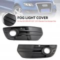 Topteng 2pcs Front Bumper Grill Fog Light Lamp Covers Trim For Audi Q5 2009-2012 Standard Only 8r0807681a 8r0807682a