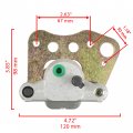 Caltric Front Left And Right Brake Caliper With Pads Compatible Polaris Sportsman 500 Ho 2001-2004