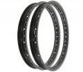 Rising Sun Black Aluminum Rim Set For Honda Cj360 Cj360t Twin 1976-1977 