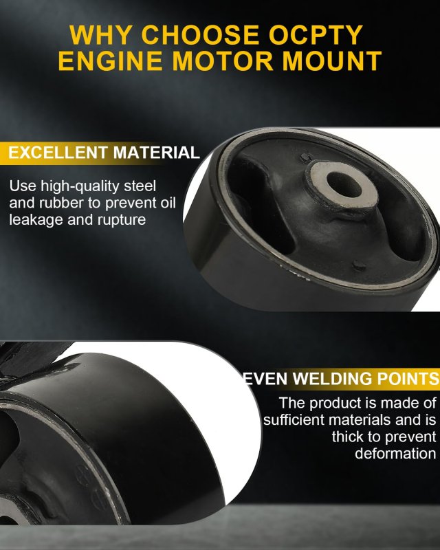 Engine Motor And Trans Mount Compatible For Toyota Camry 2 4l 2002-2006 Solara 2004-2008 A4204 1pcs