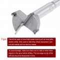 Uxcell Forstner Drill Bits 24mm Tungsten Carbide Wood Hole Saw Auger Opener Woodworking Hinge Drilling Boring Bit Cutter Gray
