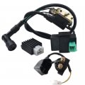 Tdpro Ignition Coil Cdi Regulator Rectifier Starter Relay Solenoid Kit For 50 70 90 110 125cc Atv Quad Scooter 