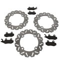 2011 Can-am Commander 800 Xti Front And Rear Sport Brake Rotors Pads