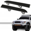 G-plus Front Bumper Headlight Grille Filler Trim Panels Set Left And Right Pair Compatible With Toyota Tacoma 2wd 4wd 2001-2004