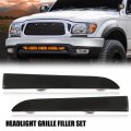 G-plus Front Bumper Headlight Grille Filler Trim Panels Set Left And Right Pair Compatible With Toyota Tacoma 2wd 4wd 2001-2004