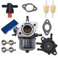 15003-7061 Carburetor Fits For Kawasaki Fh430v Fs481v Recoil Start Engine Parts With 49040-7001 Fuel Pump Replace 15003-7047 