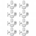 Sling Rail End Caps 1 4 X 3 Oval Insert Fits Agio Furniture White 32 Pack
