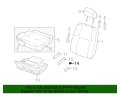Genuine Nissan Parts Knob Switch Front Seat Reclin 87013-zp00a