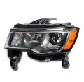 Halogen Projector Headlight Headlamp Chrome Driver Side For 2017-2021 Jeep Grand Cherokee 
