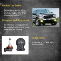 Fog Lights Replacement For 2003 2004 2005 2006 2007 Gmc Sierra 1500 2500 3500 With Halogen Bulbs And Wiring Harness Kit Clear