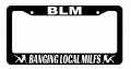 License Plate Frame For Blm Banging Local Milfs Jdm Drifting Drift Racing Funny Holder Style-gd587-419 