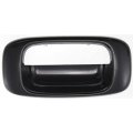Tailgate Handle Bezel For Gmc Sierra 1500 2500 3500 1999 To 2006 And 2007 Classic Outside Smooth Black Plastic Gm1916109 