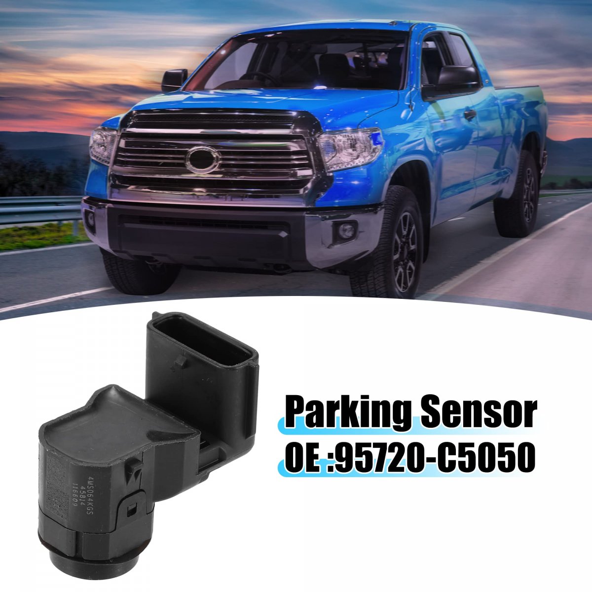 Pdc Parking Assist Sensor 95720 C5050 For Kia Sorento 3rd Generation 2014 To 28pc Backup Monitor Alarm Black 1 73 In X 1 14 1