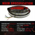60 Inch Tailgate Light Bar Triple Row Tail For Pickup Trailer Suv Rv Van Full Function Red Brake White Reverse Amber Turn