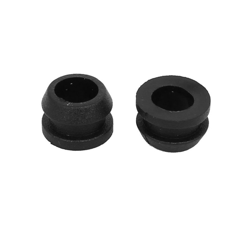 Rubber Ring Sealing Grommet Electrical Wiring Gasket Black 6mm Inner Dia 100pcs