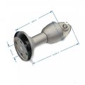 Flyshop Bathroom Toilet Partition Wall Bracket Stainless Steel Bowling Shape Adjustable Support Leg