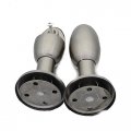 Flyshop Bathroom Toilet Partition Wall Bracket Stainless Steel Bowling Shape Adjustable Support Leg