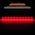 11led Red Dim Brake Light Universal Side Marker Clearance Trailer Waterproof Surface Mount For Truck Rv Atv And Heavy Duty
