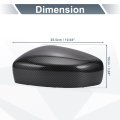 Car Rear View Driver Passenger Side Mirror Cover Cap Replacement Black Carbon Fiber For Infiniti G37 G25 Q60 Q40 2008-2015