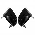 Hecasa Pair Park Light Bezel Compatible With 1978-1981 Chevy Chevrolet Camaro Z28 Side Marker Lights Driver Passenger Black Abs