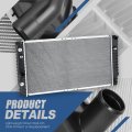 Dpi 2476 Factory Style 1-row Cooling Radiator Compatible With Oldsmobile Aurora 1997-1999 Aluminum Core