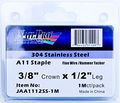 Nailpro A1112ss 20 Ga 1 2 Leg X 3 8 Crown Stainless Steel Fine Wire Staples 1000 Count 