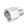 Pipe Fitting Adapter M20 Male To Female Stainless Steel For Water Oil Air Pressure Gauge 